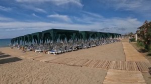 Hedef resort spa 5*.Конаклы. Дорога на пляж. май 2024 г.