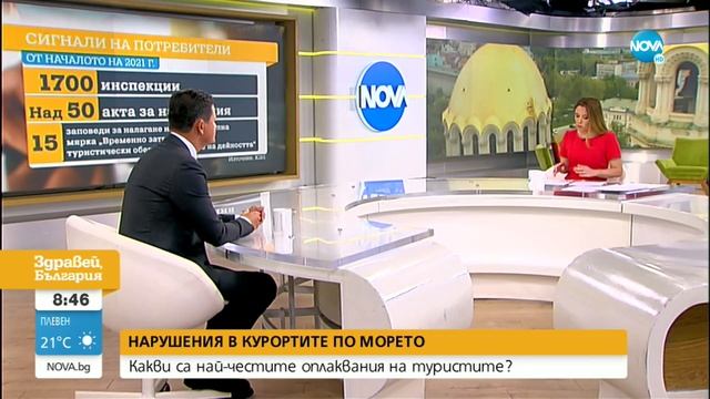 Нарушения в курортите по морето: Какви са най-честите оплаквания на туристите? - Здравей, България смотреть онлайн