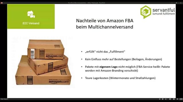 Webinar: Fulfillment mit servantful смотреть онлайн