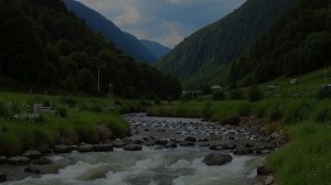 Шум воды и птиц. Птицы. Природа. Горный ручей и пение соловья.