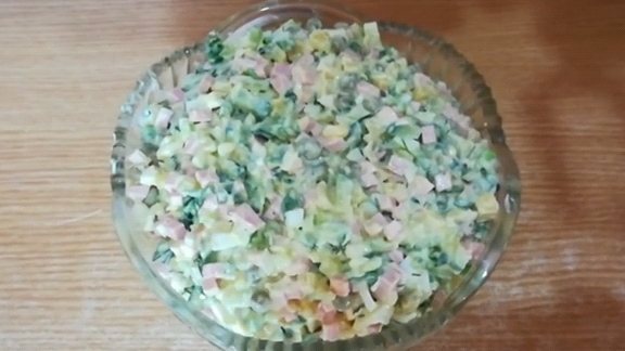 Полезные рецепты для снижения веса, салат "Оливье"! смотреть онлайн