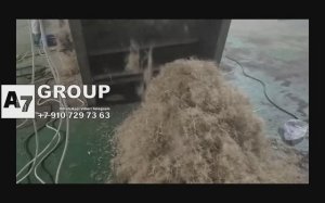 Линия декортикатиции короткого и длинного волокна для конопли и льна #лен #конопля #оборудование