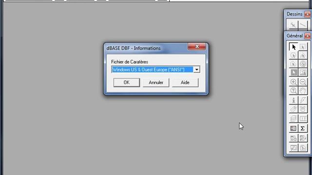 Ouvrir un fichier DBF dans MapInfo Professional смотреть онлайн