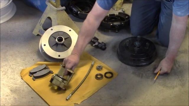 Classic VW Bug Disc Brake Conversion Part 1, lastchanceautorestore.com смотреть онлайн