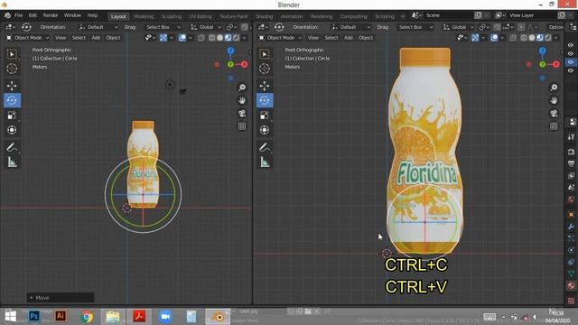 Tutorial Desain Mockup Kemasan Botol Minuman & Memberi Label pada Blender 3D 2.82 untuk PEMULA смотреть онлайн