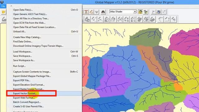 Comment délimiter les bassins versants automatique sur Global Mapper et les exporter vers ArcGis смотреть онлайн