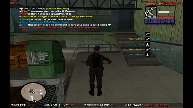 GTA SAN ANDREAS MULTIPLAYER SERVER ZOMBIE 2016 #ZomBiE LanD смотреть онлайн