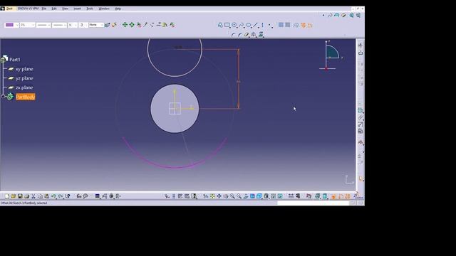 Crank shaft CATIA V5 смотреть онлайн