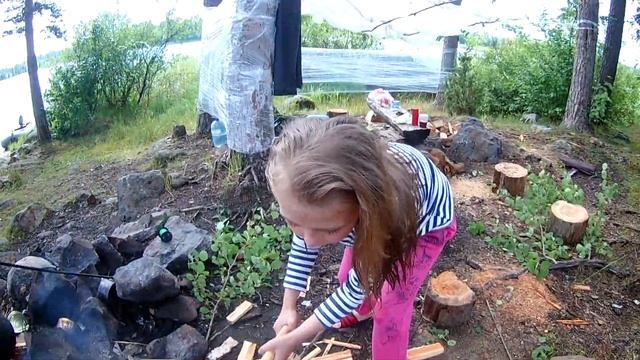 Отдых с детьми на Вуокса. смотреть онлайн