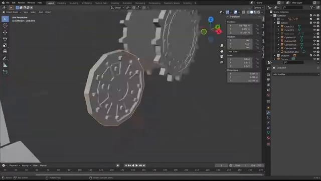 Blender 3D Modeling KV-2 Tank Timelapse смотреть онлайн