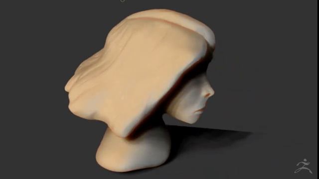 zbrush female head sculpt turntable смотреть онлайн