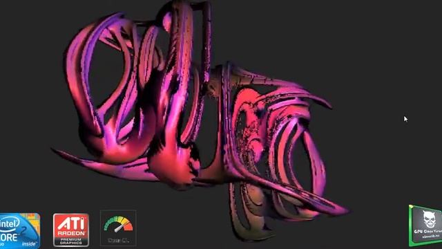 OpenCL Benchmark CL GPU - 4D Quaternion Julia Set смотреть онлайн