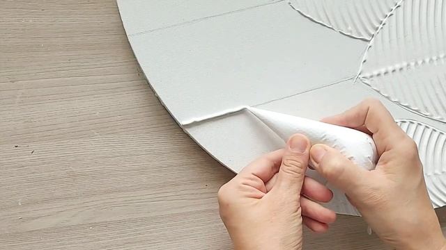 ИНТЕРЬЕРНАЯ КАРТИНА С ТЕКСТУРНОЙ ПАСТОЙ "ЛИСТЬЯ" смотреть онлайн