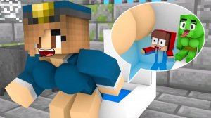 Новая смешная Задача о побеге, майнкрафт мультфильм