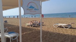 Турция. Сиде. Alba Royal Hotel Adults Only 16+ 5*. ПЛЯЖ.