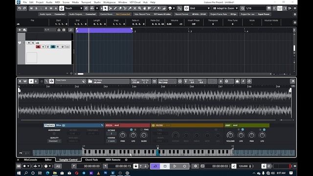 convert Audio sample to MIDI | cubase 12 | смотреть онлайн