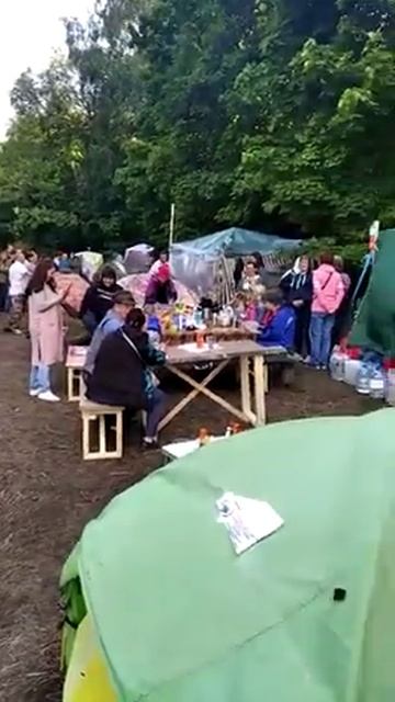 Количество палаток в лагере возле Куштау растёт смотреть онлайн