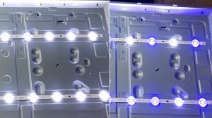 LED телевизор LG 43UJ670V показывает с синим оттенком - замена подсветки