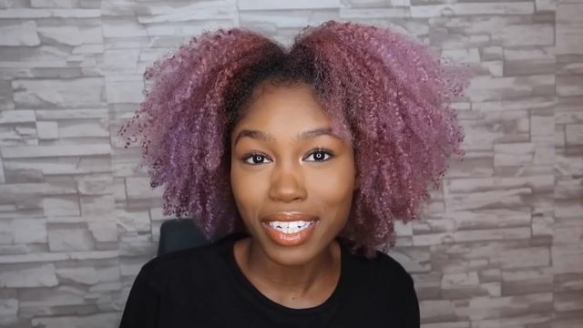 DYING MY HAIR ULTRA VIOLET | NATURAL HAIR смотреть онлайн