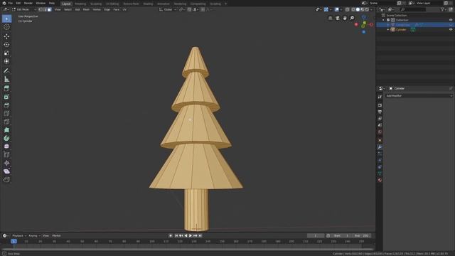 Christmas Tree - Christmas Blender Short Course смотреть онлайн