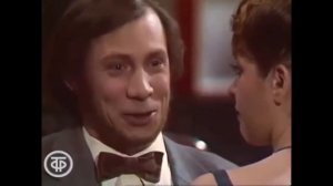 Василий Бочкарев в телеспектакле «БЕЗОБРАЗНАЯ ЭЛЬЗА». 1981 год.