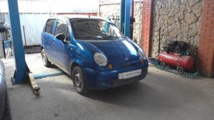 Течь моторного масла переуплотнение поддона двигателя на Daewoo Matiz Дэу Матиз 0,8 2010 года