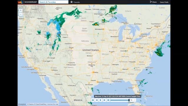 2017 September USA Weather Radar Time Lapse Wunderground смотреть онлайн