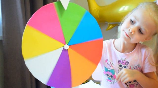 Рулетка Слайм челлендж Смешиваем лизуны, посыпки и блестки смотреть онлайн