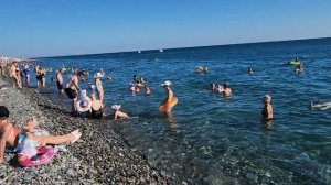 Имеретинка Адлер Совхоз Россия- Самое Чистое Чёрное море здесь! 18 августа 2024.