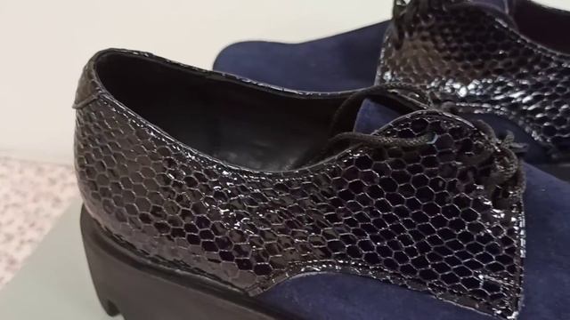 Туфли из натуральной замши "трактора" 41,42,43,44 размера 859 55510 blue kroko zamsha смотреть онлайн