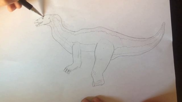 how to draw Iguanodon | drawing tutorial_Full HD 1080p_MEDIUM_FR30.mp4 смотреть онлайн
