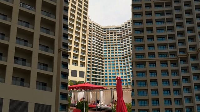 Отель Amwaj Rotana Dubai 5* 🇦🇪Обалденный вид из номера 🤩👍 смотреть онлайн