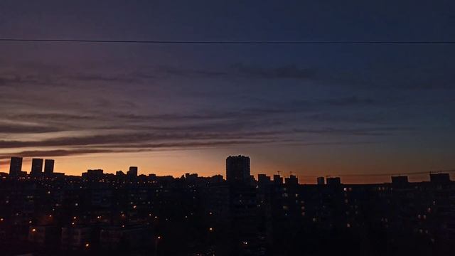 21 апреля, закат солнца, город Уфа, вид с окна, жизнь прекрасна смотреть онлайн