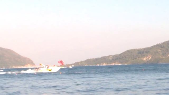 Вечером на пляже в Мармарисе, Ситилер, Турция Evening On The Beach In Marmaris, Siteler, Turkey