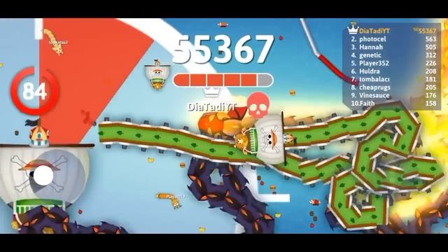 Snake.io - Damien! WORLD RECORD' SCORE +100,000! AMAZING SNAKEio GAMEPLAY