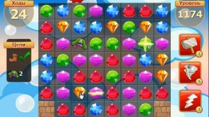 Сокровища пиратов 1174 уровень