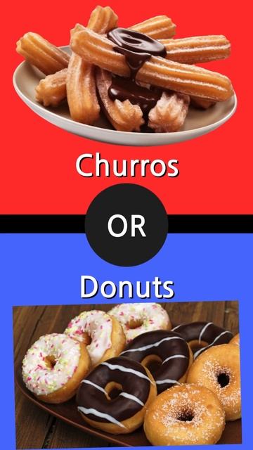 CHURROS OR DONUTS  #balance #shrots