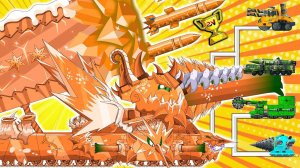 Мультфильмы про танки. БОСС ДЖИНГЕРКРАШ против DF 26 и ТАНКОВ-МОНСТРОВ! Мультики для детей и малышей