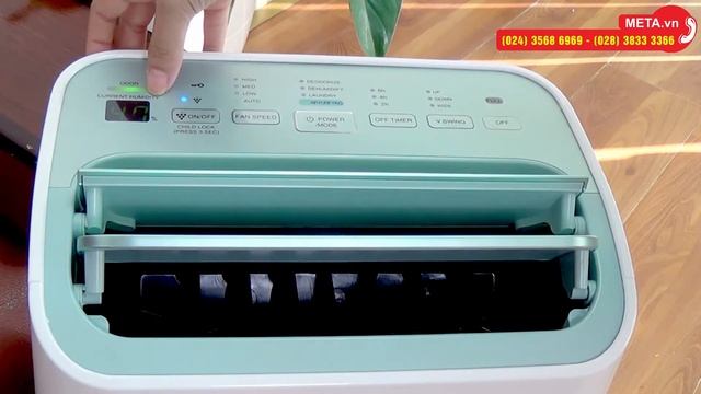 Review Máy Lọc Không Khí Và Hút ẩm Sharp DW-E16FA-W Tạo Không Khí Trong Lành Cho Gia đình