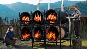 Деревенская копчёная курица в бочке — сочное мясо с дымком по традиционному рецепту