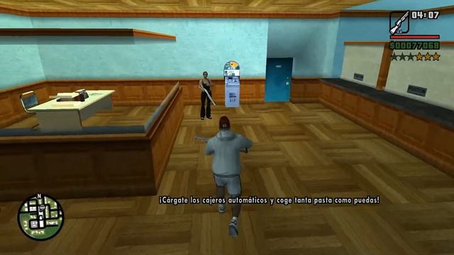Grand Theft Auto: San Andreas (100%) - Misión 35: Made In Heaven - Small Town Bank смотреть онлайн
