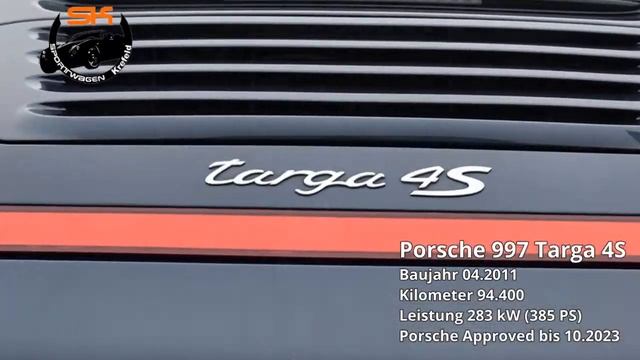 Porsche 997 Targa 4S (2011 bei Sportwagen Krefeld смотреть онлайн