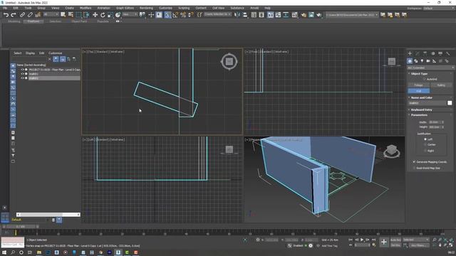 Architectural Tutorial on 3ds max - 2D plan to 3D Part - 1 смотреть онлайн