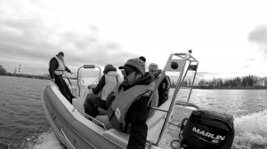 БЕЛЫЙ РИБ ИЗ ПНД 5 МЕТРОВ! Обкатка под мотором Марлин 60 сил! Лодка из пнд Торнадо 500!