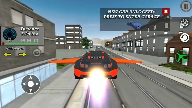 Real Flying Car Simulator Driver Android Gameplay HD | Bugatti Car смотреть онлайн