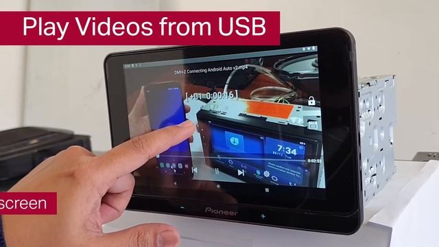 Pioneer SDA-835TAB and SPH-T20BT - Features and Functions смотреть онлайн