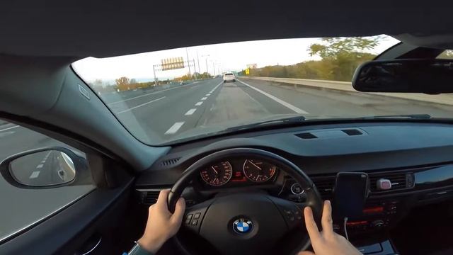 Driving my BMW 320d Xdrive from work - POV car driving смотреть онлайн