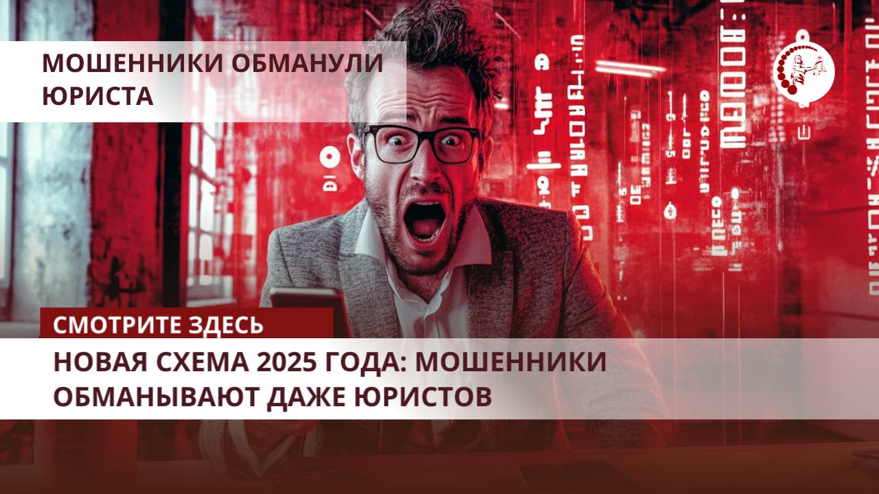 Новая схема 2025 года: мошенники обманывают даже юристов смотреть онлайн
