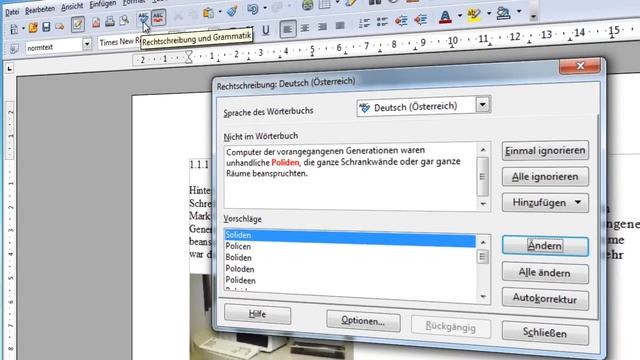 Writer - Rechtschreibprüfung durchführen смотреть онлайн