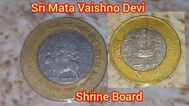 Sri Mata Vaishno Devi Shrine Board 2012/10 Rupee Coin/history In Tamil/Sakthi Takies